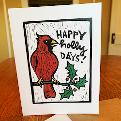 Happy Holly Days (Cardinal)